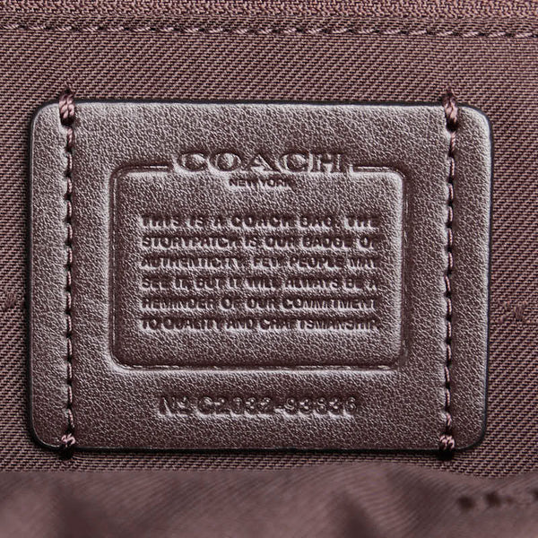 コーチ リュック バックパック 93836 ブラック レザー レディース COACH 【中古】
