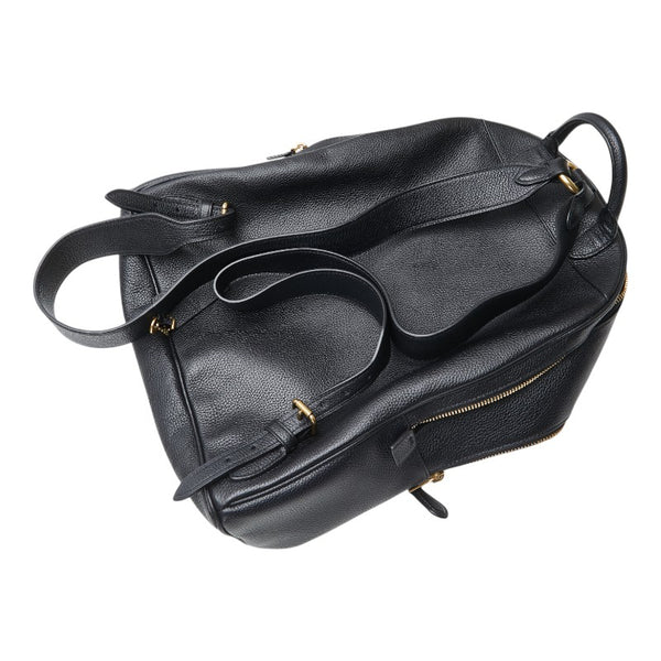 コーチ リュック バックパック 93836 ブラック レザー レディース COACH 【中古】