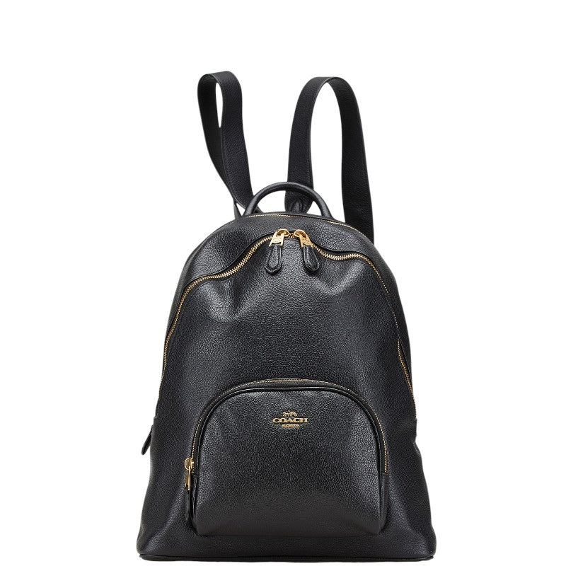 コーチ リュック バックパック 93836 ブラック レザー レディース COACH 【中古】