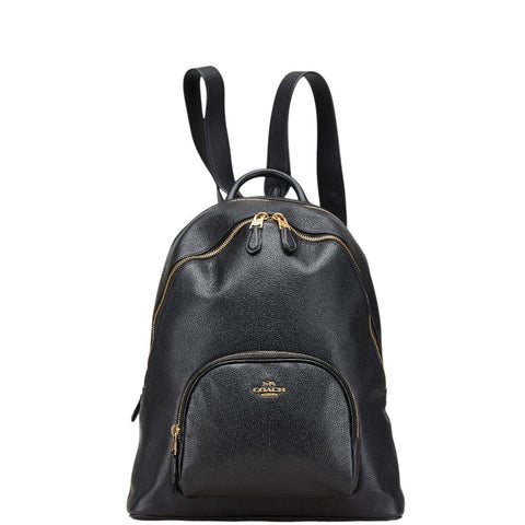 コーチ リュック バックパック 93836 ブラック レザー レディース COACH 【中古】