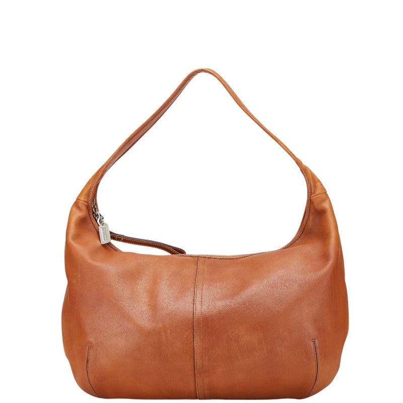 コーチ ワンショルダーバッグ D2K 9228 ブラウン レザー レディース COACH 【中古】