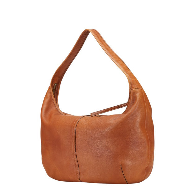 コーチ ワンショルダーバッグ D2K 9228 ブラウン レザー レディース COACH 【中古】