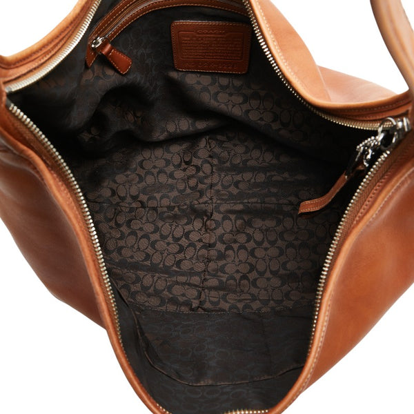 コーチ ワンショルダーバッグ D2K 9228 ブラウン レザー レディース COACH 【中古】