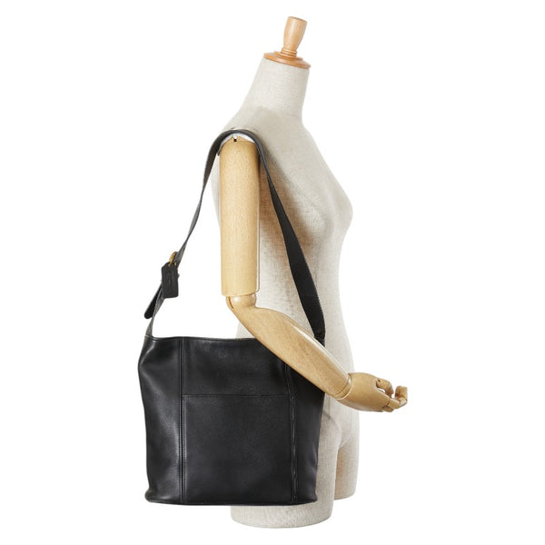 コーチ オールドコーチ ワンショルダーバッグ 4169 ブラック レザー レディース COACH 【中古】