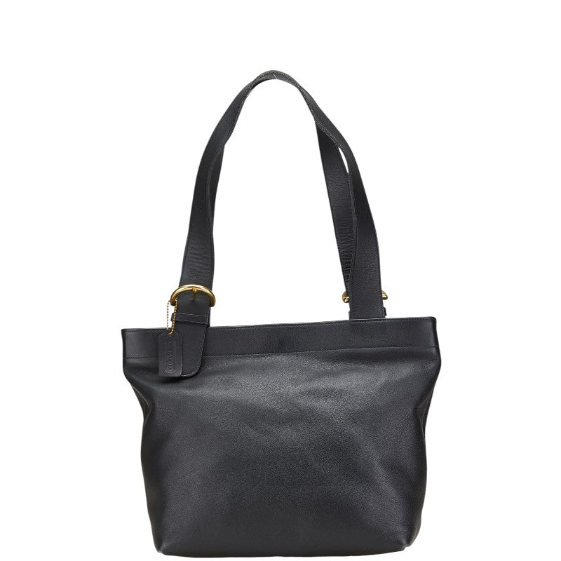 コーチ オールドコーチ ハンドバッグ トートバッグ ブラック レザー レディース COACH 【中古】