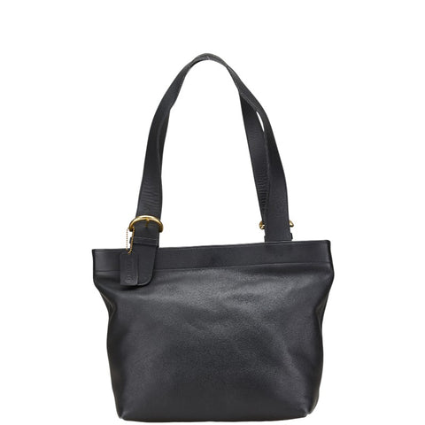 コーチ オールドコーチ ハンドバッグ トートバッグ ブラック レザー レディース COACH 【中古】
