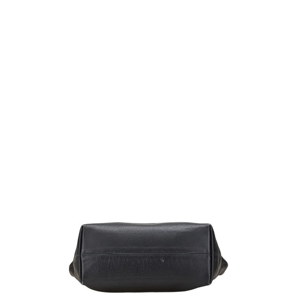 コーチ オールドコーチ ハンドバッグ トートバッグ ブラック レザー レディース COACH 【中古】