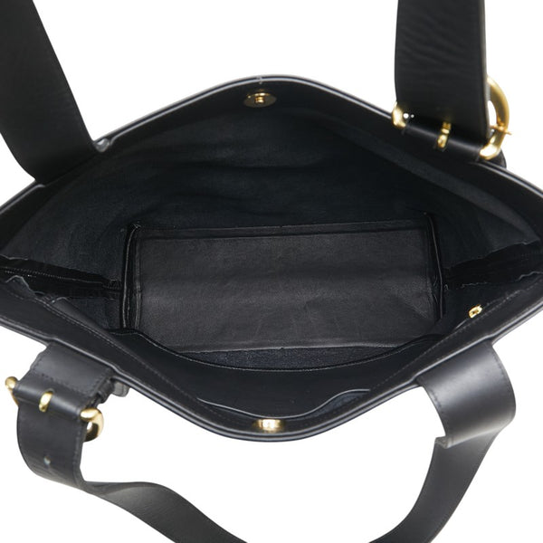 コーチ オールドコーチ ハンドバッグ トートバッグ ブラック レザー レディース COACH 【中古】