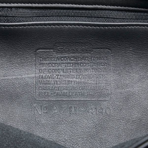 コーチ オールドコーチ ハンドバッグ トートバッグ ブラック レザー レディース COACH 【中古】