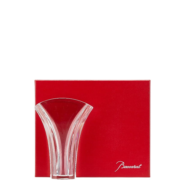 バカラ ギンコS 花瓶 フラワーベース 一輪挿し クリア ガラス レディース Baccarat 【中古】