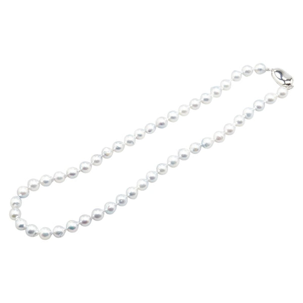 SV925 シルバー パール7.5～8mm ネックレス レディース 【中古】