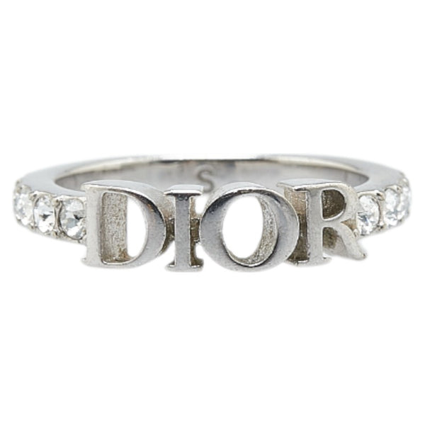 ディオール Dio(r)evolution ディオレボリューション リング 指輪 サイズ:S シルバー メタル ラインストーン レディース Dior 【中古】