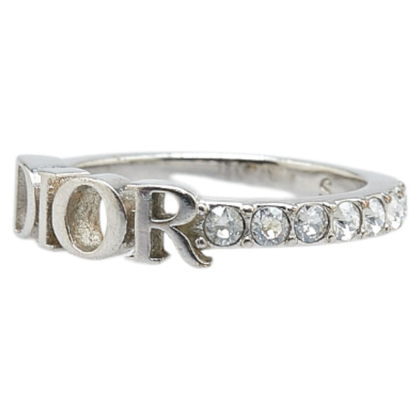 ディオール Dio(r)evolution ディオレボリューション リング 指輪 サイズ:S シルバー メタル ラインストーン レディース Dior 【中古】