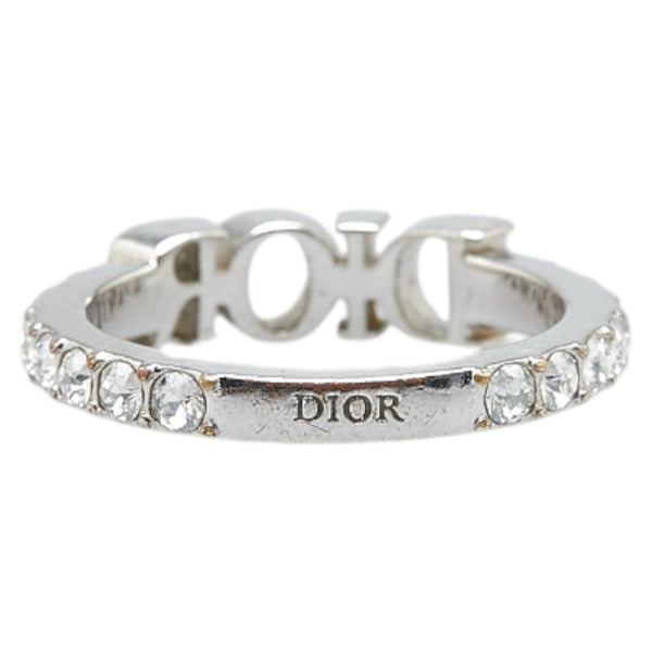 ディオール Dio(r)evolution ディオレボリューション リング 指輪 サイズ:S シルバー メタル ラインストーン レディース Dior 【中古】