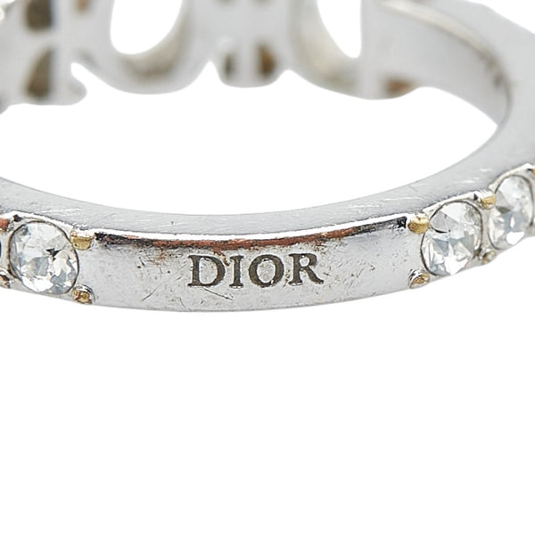 ディオール Dio(r)evolution ディオレボリューション リング 指輪 サイズ:S シルバー メタル ラインストーン レディース Dior 【中古】