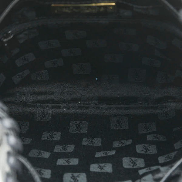 サンローラン ワンショルダーバッグ ブラック レザー レディース SAINT LAURENT 【中古】
