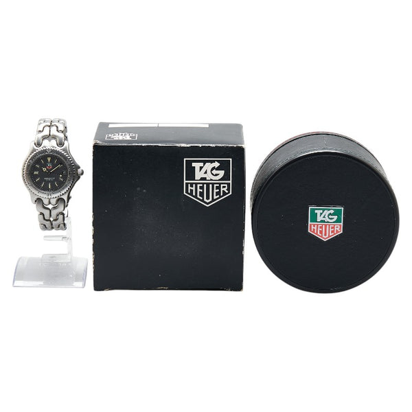 タグホイヤー セル 腕時計 S99.206K クオーツ グレー文字盤 ステンレススチール メンズ TAG HEUER 【中古】