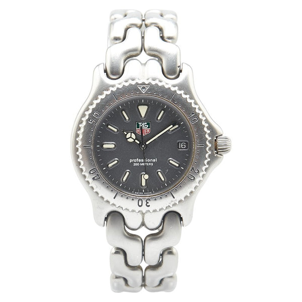 タグホイヤー セル 腕時計 S99.206K クオーツ グレー文字盤 ステンレススチール メンズ TAG HEUER 【中古】