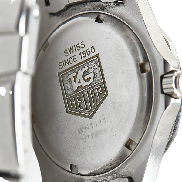 タグホイヤー 2000エクスクルーシブ 腕時計 WN1111 クオーツ ホワイト文字盤 ステンレススチール メンズ TAG HEUER 【中古】