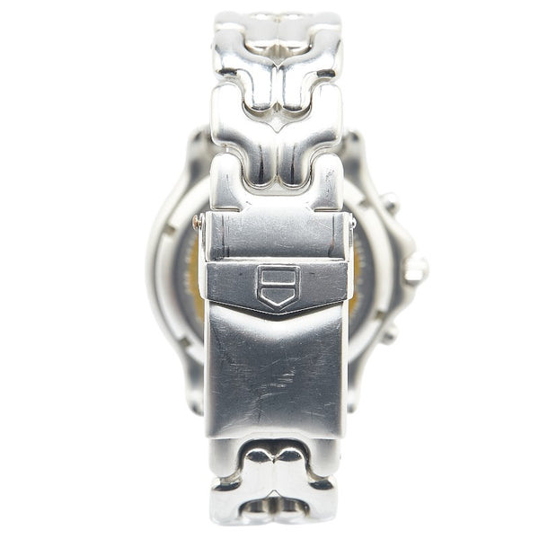 タグホイヤー プロフェッショナル 腕時計 クオーツ ブラック文字盤 ステンレススチール メンズ TAG HEUER 【中古】