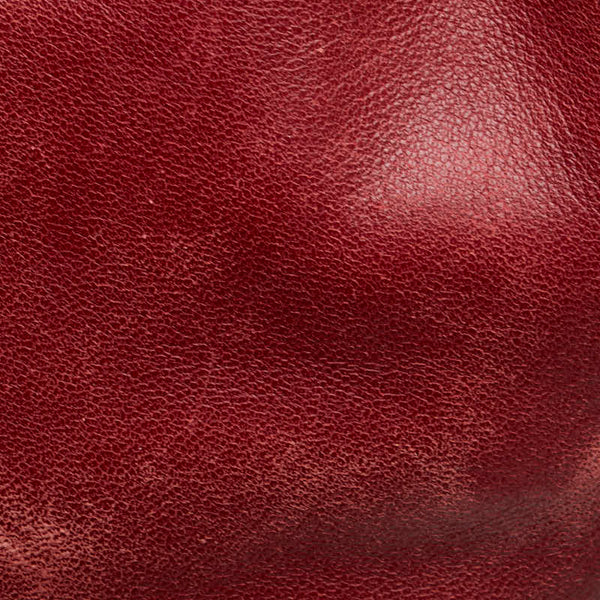 ロエベ アナグラム 斜め掛け ショルダーバッグ レッド レザー レディース LOEWE 【中古】
