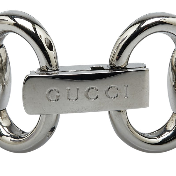グッチ トルナヴォーニ ダイヤベゼル 腕時計 120 クオーツ シルバー文字盤 ステンレススチール レディース GUCCI 【中古】
