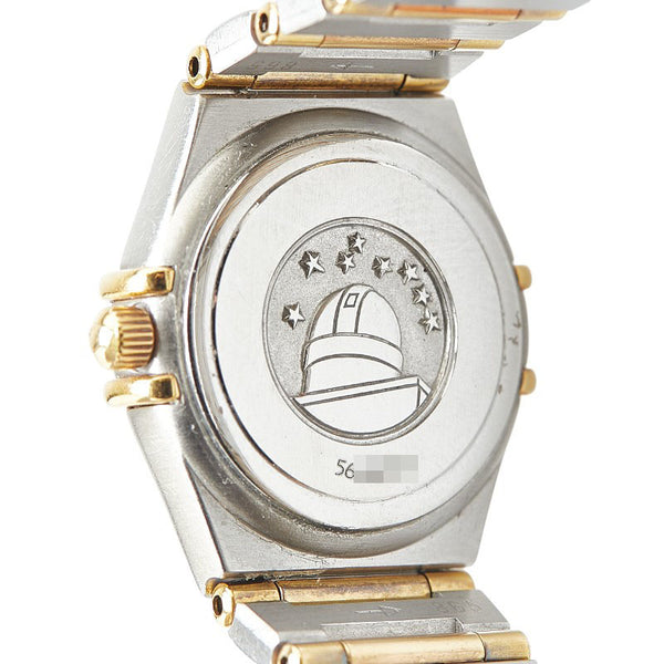 オメガ コンステレーション ミニ 腕時計 1262.70 クオーツ ホワイト文字盤 ステンレススチール メッキ レディース OMEGA 【中古】