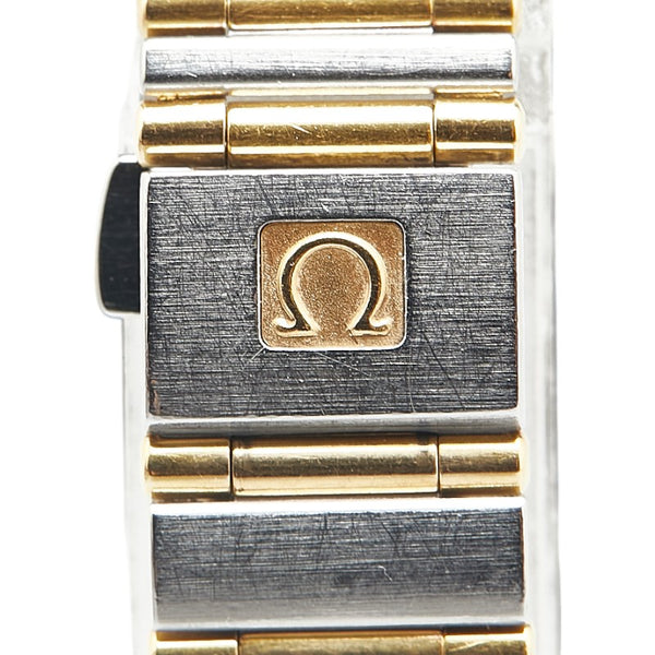 オメガ コンステレーション ミニ 腕時計 1262.70 クオーツ ホワイト文字盤 ステンレススチール メッキ レディース OMEGA 【中古】