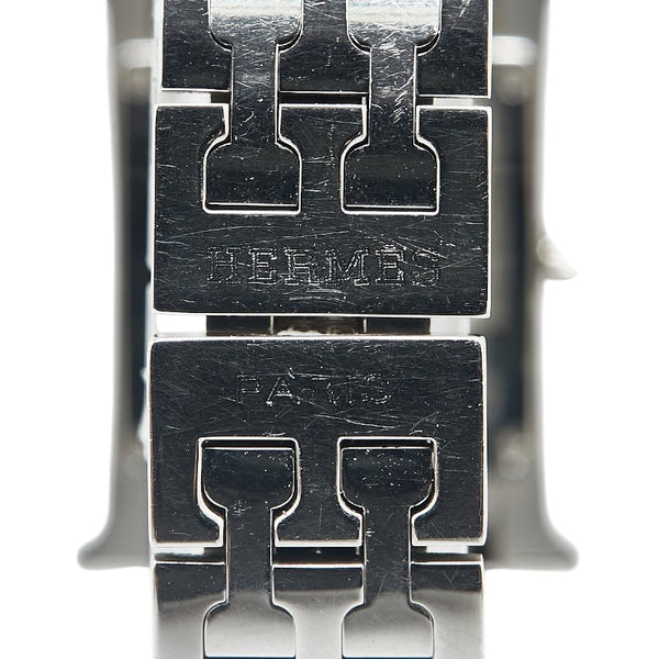 エルメス Hウォッチ 腕時計 HH1.210 クオーツ ピンク文字盤 ステンレススチール レディース HERMES 【中古】