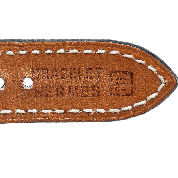 エルメス メドール 腕時計 ME2.210 クオーツ ホワイト文字盤 ステンレススチール レザー レディース HERMES 【中古】