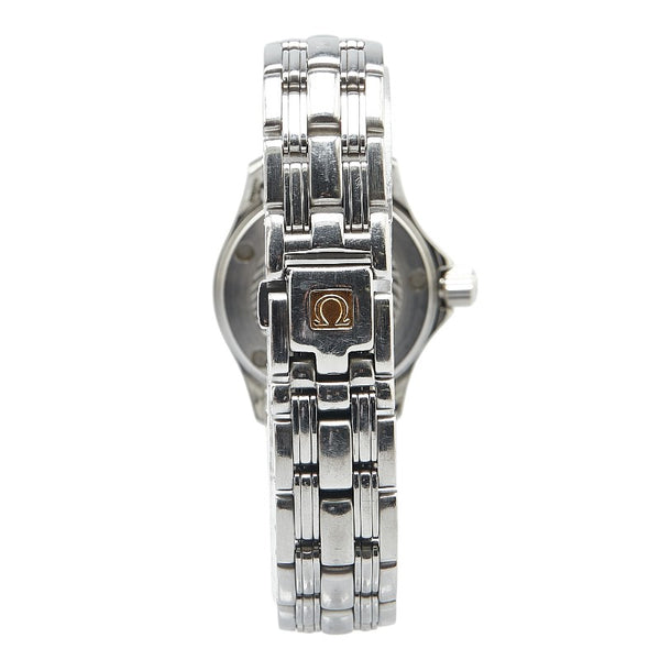 オメガ シーマスター120 腕時計 2581.81 クオーツ ブルー文字盤 ステンレススチール レディース OMEGA 【中古】