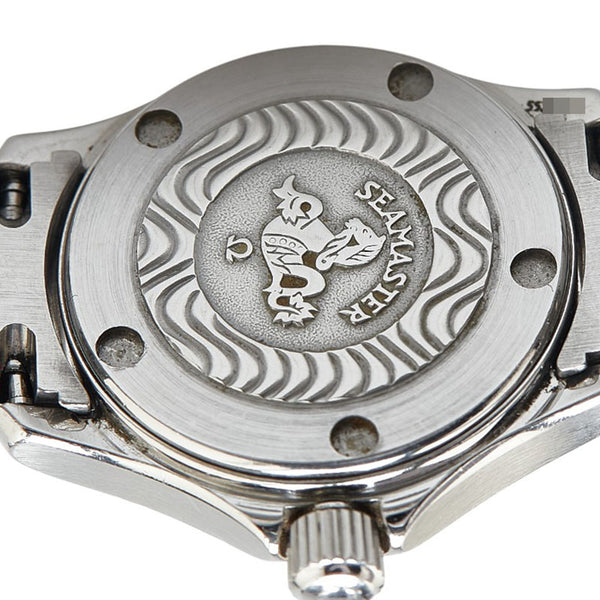 オメガ シーマスター120 腕時計 2581.81 クオーツ ブルー文字盤 ステンレススチール レディース OMEGA 【中古】