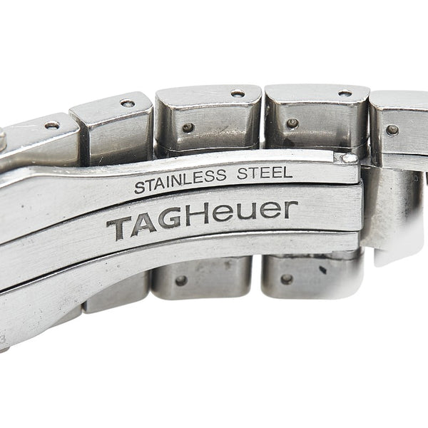 タグホイヤー カレラ 腕時計 CV2010-3 自動巻き ブラック文字盤 ステンレススチール レディース TAG HEUER 【中古】