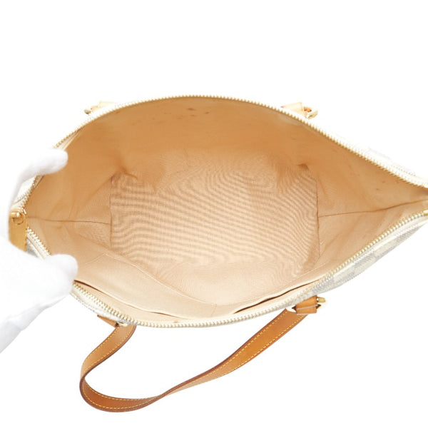 ルイ ヴィトン ダミエ アズール トータリーPM トートバッグ ショルダーバッグ N51261 ホワイト PVC レザー レディース LOUIS VUITTON 【中古】