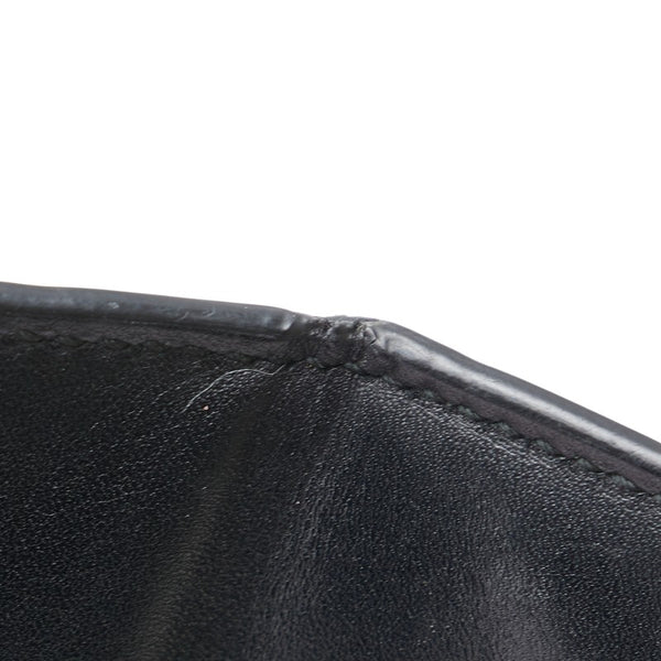 グッチ グッチシマ 二つ折り財布 ブラック PVC レザー レディース GUCCI 【中古】