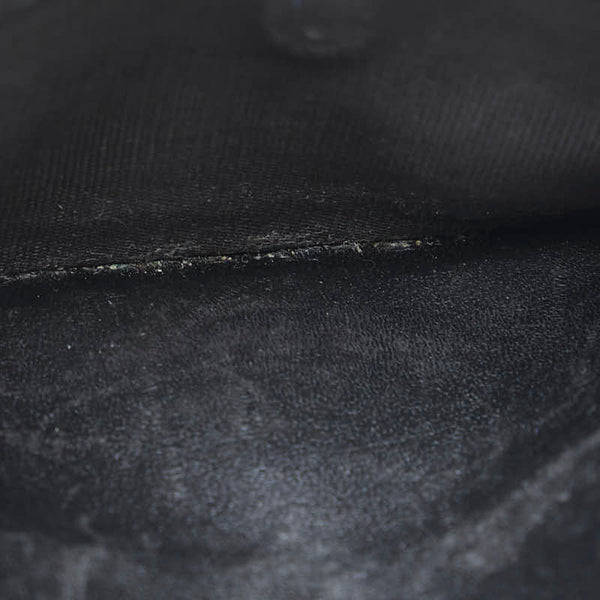 グッチ グッチシマ 二つ折り財布 ブラック PVC レザー レディース GUCCI 【中古】