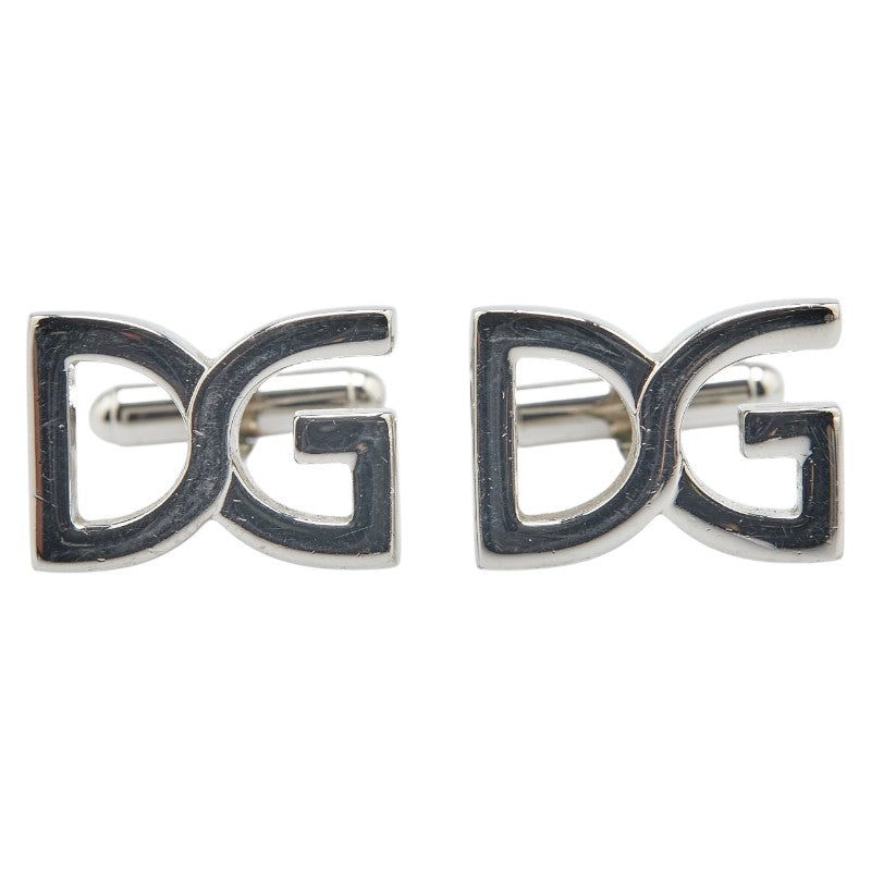 ドルチェアンドガッバーナ DGロゴ カフス シルバー メタル メンズ DOLCE&GABBANA 【中古】