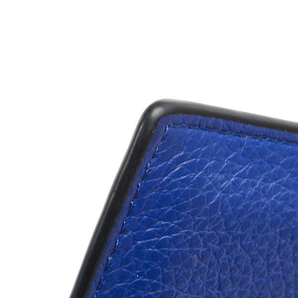 コーチ カードケース コインケース ブルー レザー レディース COACH 【中古】