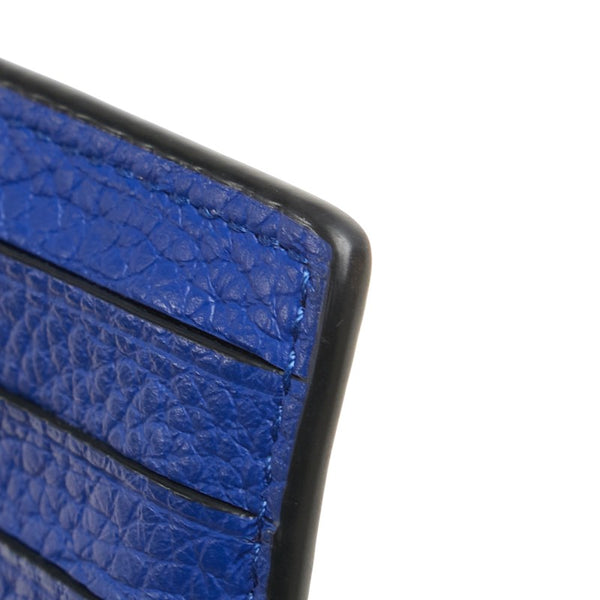 コーチ カードケース コインケース ブルー レザー レディース COACH 【中古】