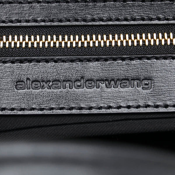 アレキサンダーワン ハンドバッグ ブラック レザー レディース Alexander Wang 【中古】
