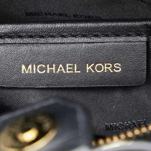 マイケルコース フリル ハンドバッグ ブラック レザー レディース Michael Kors 【中古】
