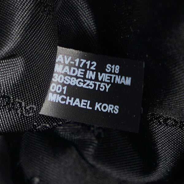 マイケルコース フリル ハンドバッグ ブラック レザー レディース Michael Kors 【中古】