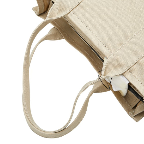 マークジェイコブス ザ ミディアム トラベラー グラフィック トートバッグ ベージュ ホワイト キャンバス レディース MARC JACOBS 【中古】
