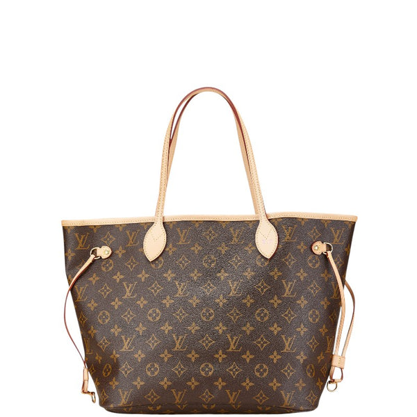 ルイ ヴィトン モノグラム ネヴァーフルMM ショルダーバッグ トートバッグ M41178 ブラウン PVC レザー レディース LOUIS VUITTON 【中古】