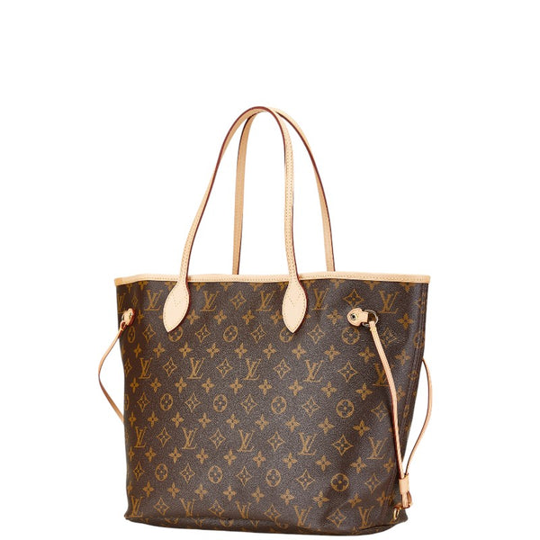 ルイ ヴィトン モノグラム ネヴァーフルMM ショルダーバッグ トートバッグ M41178 ブラウン PVC レザー レディース LOUIS VUITTON 【中古】