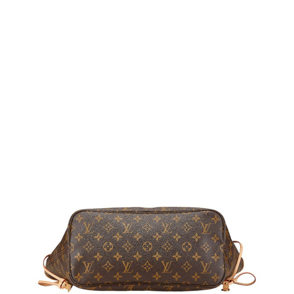 ルイ ヴィトン モノグラム ネヴァーフルMM ショルダーバッグ トートバッグ M41178 ブラウン PVC レザー レディース LOUIS VUITTON 【中古】