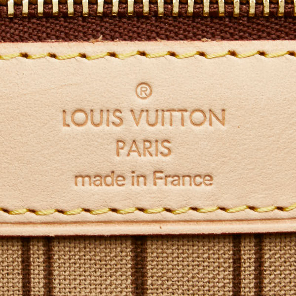 ルイ ヴィトン モノグラム ネヴァーフルMM ショルダーバッグ トートバッグ M41178 ブラウン PVC レザー レディース LOUIS VUITTON 【中古】
