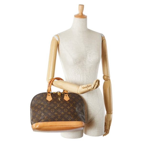 ルイ ヴィトン モノグラム アルマPM ハンドバッグ M51130 ブラウン PVC レザー レディース LOUIS VUITTON 【中古】
