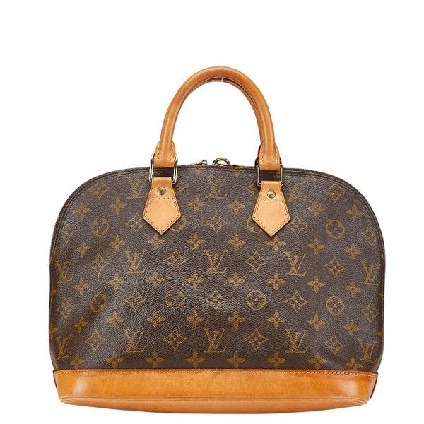 ルイ ヴィトン モノグラム アルマPM ハンドバッグ M51130 ブラウン PVC レザー レディース LOUIS VUITTON 【中古】
