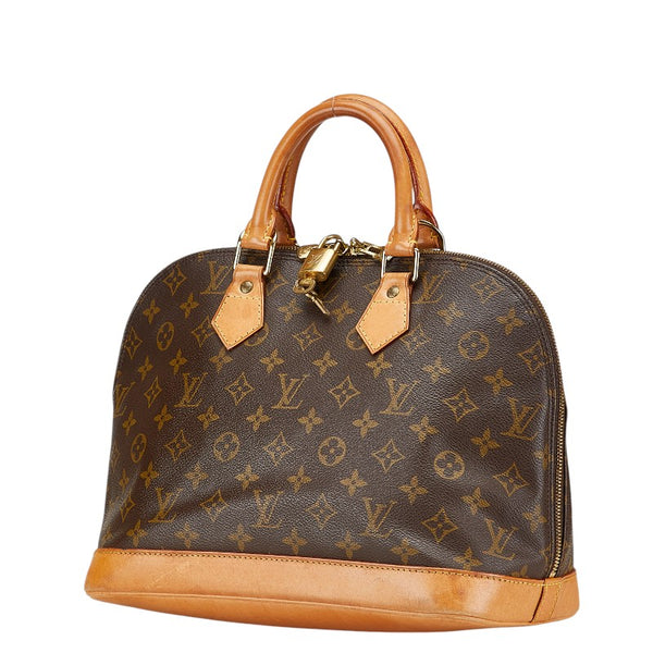 ルイ ヴィトン モノグラム アルマPM ハンドバッグ M51130 ブラウン PVC レザー レディース LOUIS VUITTON 【中古】